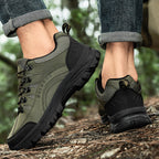 Men's Orthopedic Arch Support Wide Toe Lightweight Hiking Shoes Waterproof Non-slip Scratch-Resistant Work Shoes, Ideal For Hike All Day with Comfort and Zero Fatigue