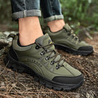 Men's Orthopedic Arch Support Wide Toe Lightweight Hiking Shoes Waterproof Non-slip Scratch-Resistant Work Shoes, Ideal For Hike All Day with Comfort and Zero Fatigue