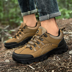 Men's Orthopedic Arch Support Wide Toe Lightweight Hiking Shoes Waterproof Non-slip Scratch-Resistant Work Shoes, Ideal For Hike All Day with Comfort and Zero Fatigue