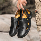 Men's New Orthopedic Outdoor Work Boots - Built-In Arch Support; Waterproof Leather Upper; Wide Toe; Non-Slip; Ankle Support; Scratch&Smash&Puncture Resistant; Comfortable Hiking Boots