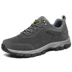 Men's Orthopedic Outdoor Work Boots - Built-In Arch Support; Waterproof Leather Upper; Wide Toe; Non-Slip; Ankle Support; Scratch&Smash&Puncture Resistant; Perfect For Hiking, Travel, Walk and Work.