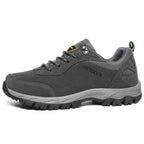 Men's Orthopedic Outdoor Work Boots - Built-In Arch Support; Waterproof Leather Upper; Wide Toe; Non-Slip; Ankle Support; Scratch&Smash&Puncture Resistant; Perfect For Hiking, Travel, Walk and Work.