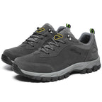 Men's Orthopedic Outdoor Work Boots - Built-In Arch Support; Waterproof Leather Upper; Wide Toe; Non-Slip; Ankle Support; Scratch&Smash&Puncture Resistant; Perfect For Hiking, Travel, Walk and Work.
