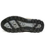 Men's Orthopedic Outdoor Work Boots - Built-In Arch Support; Waterproof Leather Upper; Wide Toe; Non-Slip; Ankle Support; Scratch&Smash&Puncture Resistant; Perfect For Hiking, Travel, Walk and Work.