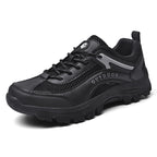 Men's Mesh Hiking Shoes - Lace-Up, Enhanced Support, Wide Toe Box with Arch Support