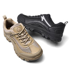 Men's Mesh Hiking Shoes - Lace-Up, Enhanced Support, Wide Toe Box with Arch Support
