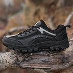 Men's Mesh Hiking Shoes - Lace-Up, Enhanced Support, Wide Toe Box with Arch Support
