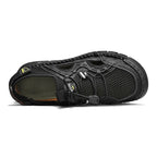 Men's Mesh Hiking Shoes - Slip-On, Breathable, Slip-Resistant, Wide Toe Box with Arch Support