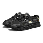 Men's Mesh Hiking Shoes - Slip-On, Breathable, Slip-Resistant, Wide Toe Box with Arch Support