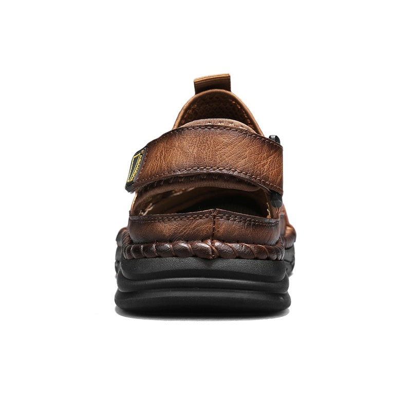 Men's Mesh Hiking Shoes - Slip-On, Breathable, Slip-Resistant, Wide Toe Box with Arch Support