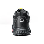 Men's Mixed Material Work Boots - Lace-Up, Waterproof, Wide Toe Box with Arch Support