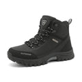 Men's Genuine Leather Work Boots - Lace-Up, Slip-Resistant, Wide Toe Box with Arch Support
