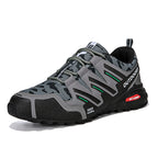 Men's Mesh Hiking Shoes - Lace-Up, Waterproof, Wide Toe Box with Arch Support