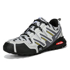 Men's Mesh Hiking Shoes - Lace-Up, Waterproof, Wide Toe Box with Arch Support