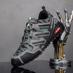 Men's Mesh Hiking Shoes - Lace-Up, Waterproof, Wide Toe Box with Arch Support