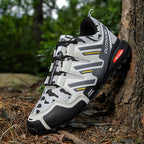 Men's Mesh Hiking Shoes - Lace-Up, Waterproof, Wide Toe Box with Arch Support