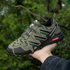 Men's Mesh Hiking Shoes - Lace-Up, Waterproof, Wide Toe Box with Arch Support
