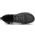Men's Genuine Leather Casual Boots - Lace-Up, Maximum Support, Wide Toe Box with Arch Support