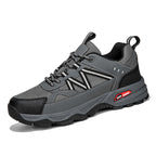 Men's Mesh Hiking Shoes - Lace-Up, Enhanced Support, Wide Toe Box with Arch Support