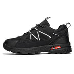 Men's Mesh Hiking Shoes - Lace-Up, Enhanced Support, Wide Toe Box with Arch Support