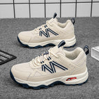 Men's Mesh Hiking Shoes - Lace-Up, Enhanced Support, Wide Toe Box with Arch Support
