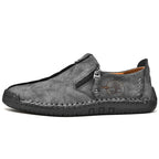 Men's Genuine Leather Casual Boots - Slip-On, Effortless Style, Wide Toe Box with Arch Support