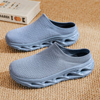 Men's Mesh Sandals - Slip-On, Maximum Ventilation, Wide Toe Box with Arch Support