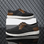 Men's Mesh Walking Shoes - Lace-Up, Breathable, Wide Toe Box with Arch Support