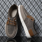 Men's Mesh Walking Shoes - Lace-Up, Breathable, Wide Toe Box with Arch Support