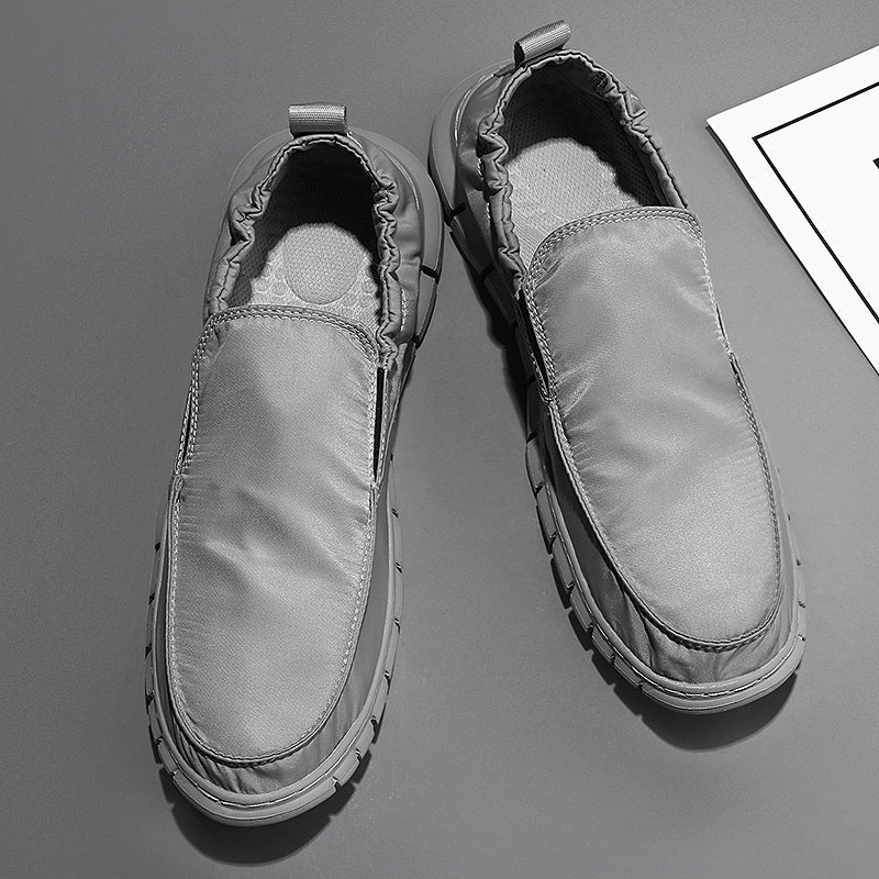 Men's Leather Slip-On | Slip On Without Bending | Leather Looks, Cloud Comfort