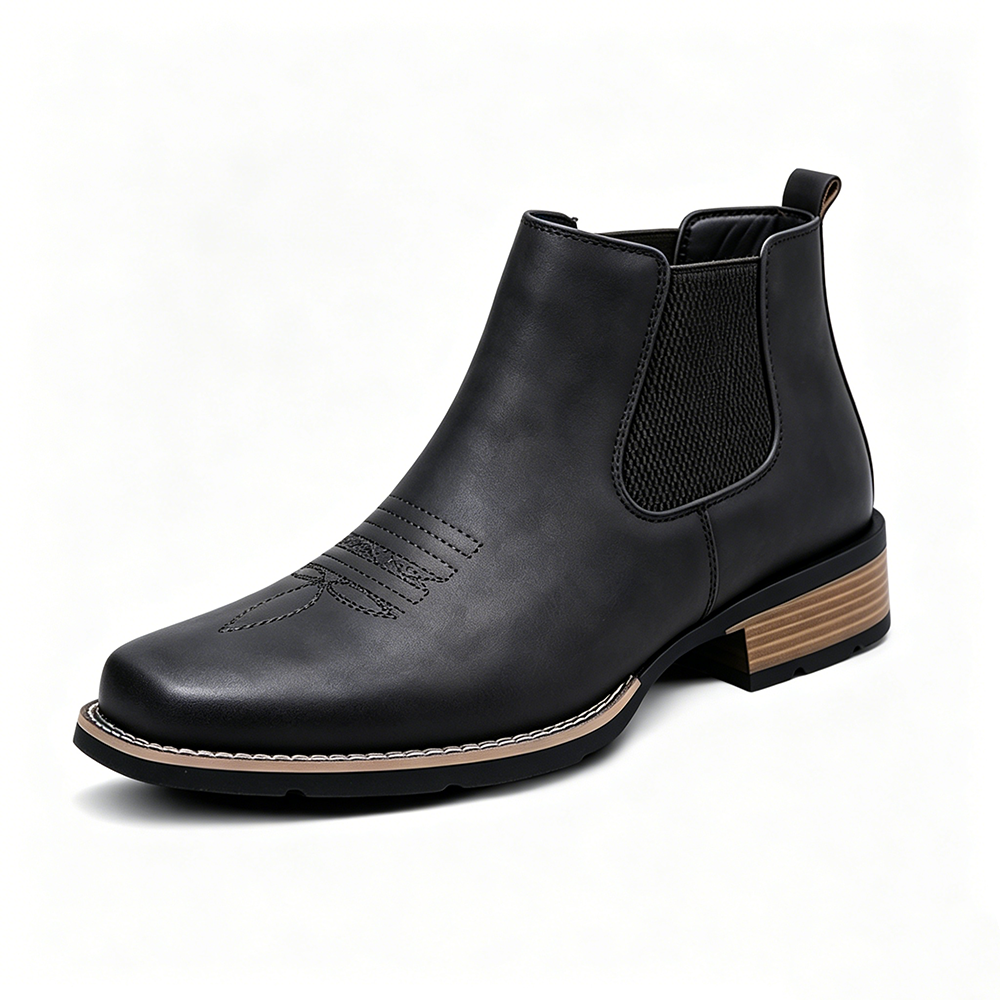 Men's Slip On Chelsea Ankle Boot - Slip-On, Waterproof, Maximum Support, Wide Toe Box with Arch Support