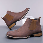 Men's Slip On Chelsea Ankle Boot - Slip-On, Maximum Support, Wide Toe Box with Arch Support