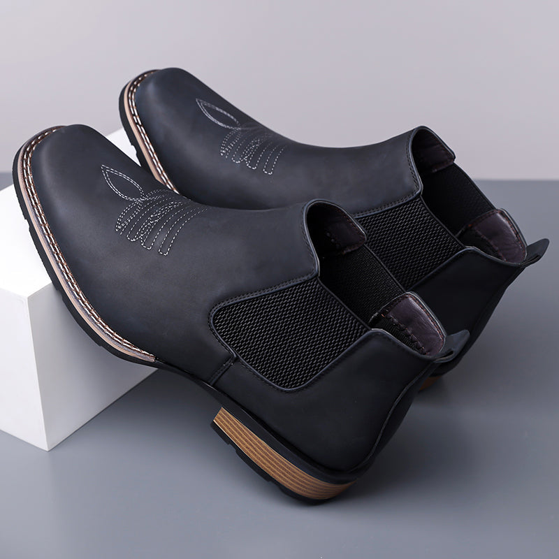 Men's Slip On Chelsea Ankle Boot - Slip-On, Waterproof, Maximum Support, Wide Toe Box with Arch Support
