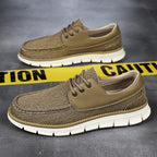 Men's Mesh Walking Shoes - Lace-Up, Maximum Support, Wide Toe Box with Arch Support