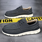 Men's Mesh Walking Shoes - Lace-Up, Maximum Support, Wide Toe Box with Arch Support