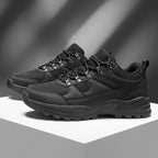 Men's Mesh Hiking Shoes - Lace-Up, Enhanced Support, Wide Toe Box with Arch Support