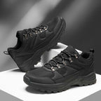 Men's Mesh Hiking Shoes - Lace-Up, Enhanced Support, Wide Toe Box with Arch Support