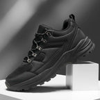 Men's Mesh Hiking Shoes - Lace-Up, Enhanced Support, Wide Toe Box with Arch Support