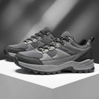 Men's Mesh Hiking Shoes - Lace-Up, Enhanced Support, Wide Toe Box with Arch Support