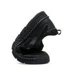 Men's Mesh Hiking Shoes - Slip-On, Breathable, Slip-Resistant, Wide Toe Box with Arch Support
