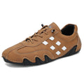 Men's  Low Top Suede Casual Boots - Lace-Up, Waterproof, Wide Toe Box with Arch Support