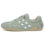 Men's  Low Top Suede Casual Boots - Lace-Up, Waterproof, Wide Toe Box with Arch Support