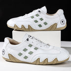 Men's  Low Top Suede Casual Boots - Lace-Up, Waterproof, Wide Toe Box with Arch Support