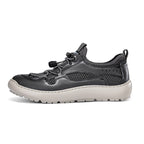 (⏰ Last Day 70% OFF 🔥)Men's Classic Leather Mesh Hiking Shoes - Slip-On, Breathable, Slip-Resistant, Wide Toe Box with Arch Support