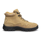 Men's Suede Work Boots - Lace-Up, Waterproof, Wide Toe Box with Arch Support