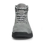 Men's Suede Work Boots - Lace-Up, Waterproof, Wide Toe Box with Arch Support