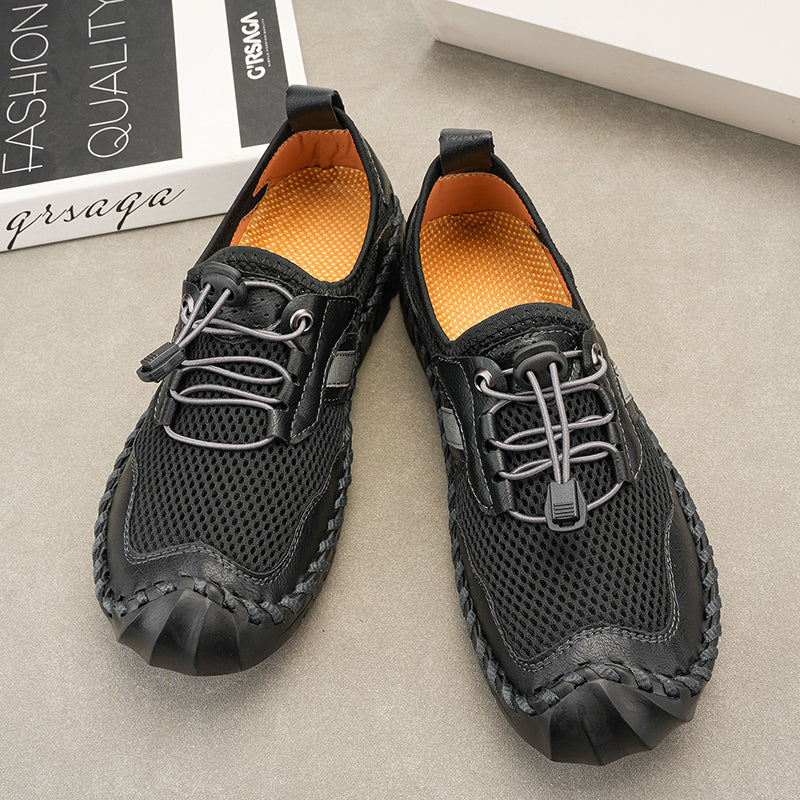 Men's Amphibious Water Shoes - Slip-On, Breathable, Slip-Resistant, Wide Toe Box with Arch Support