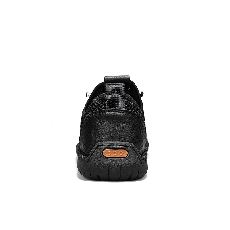 Men's Mixed Material Hiking Water Shoes - Slip-On, Lightweight, Wide Toe Box with Arch Support