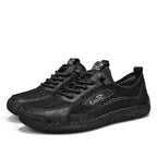 Men's Mixed Material Hiking Water Shoes - Slip-On, Lightweight, Wide Toe Box with Arch Support