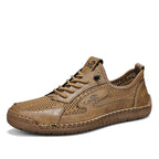 Men's Mixed Material Hiking Water Shoes - Slip-On, Lightweight, Wide Toe Box with Arch Support